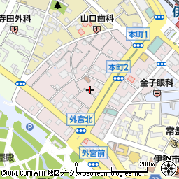 カワイ音楽教室伊勢センター周辺の地図