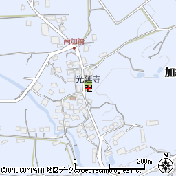 光延寺周辺の地図