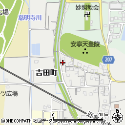 奈良県橿原市吉田町192周辺の地図
