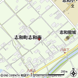 広島県東広島市志和町志和西2400周辺の地図