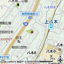 細田山公園周辺の地図