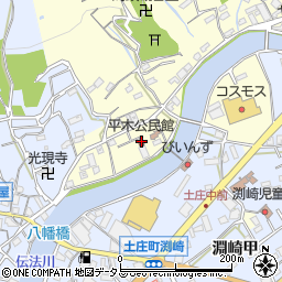平木公民館周辺の地図