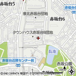 泉北赤坂台Ｂ住宅１５号棟周辺の地図