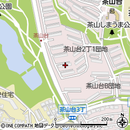 大阪府堺市南区茶山台2丁1-10周辺の地図