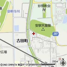 奈良県橿原市吉田町253周辺の地図