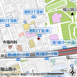 三立興産株式会社福山営業所周辺の地図