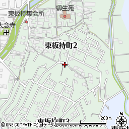 大阪府富田林市東板持町周辺の地図