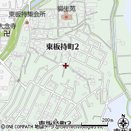 大阪府富田林市東板持町周辺の地図