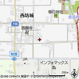奈良県大和高田市西坊城213周辺の地図