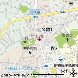 上ノ社周辺の地図