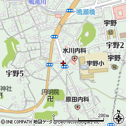 石井町周辺の地図