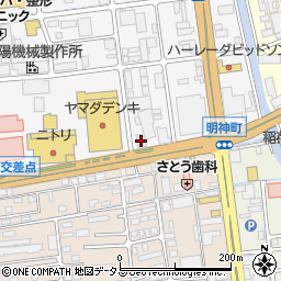 ペットショップＣｏｏ＆ＲＩＫＵ　福山店周辺の地図