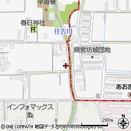 奈良県大和高田市西坊城28-1周辺の地図