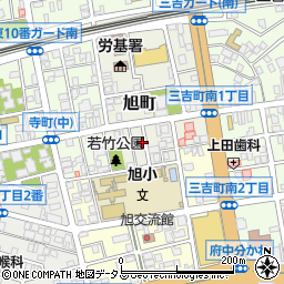 広島県福山市旭町6-6周辺の地図