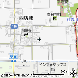 奈良県大和高田市西坊城213-1周辺の地図