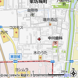 奈良県橿原市東坊城町336周辺の地図