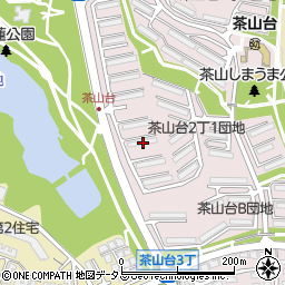 大阪府堺市南区茶山台2丁1-9周辺の地図