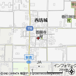 奈良県大和高田市西坊城226周辺の地図