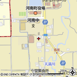 大阪府南河内郡河南町白木1252周辺の地図