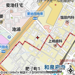 関西電力社宅周辺の地図