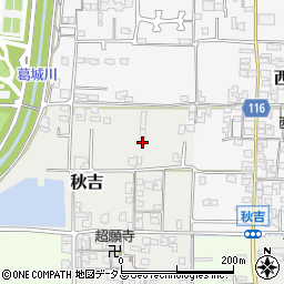 奈良県大和高田市秋吉191周辺の地図