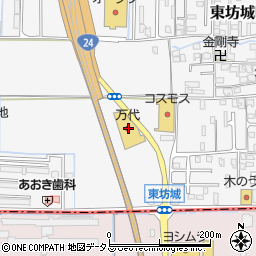 奈良県橿原市東坊城町355-1周辺の地図