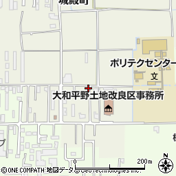 奈良県橿原市城殿町464周辺の地図