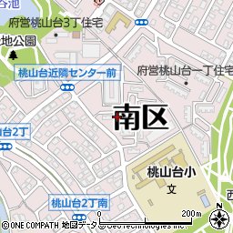 桃山台１丁・２丁住宅　８－３周辺の地図