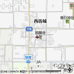 奈良県大和高田市西坊城189周辺の地図