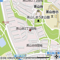 大阪府堺市南区茶山台2丁1-18周辺の地図