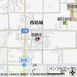 奈良県大和高田市西坊城219周辺の地図