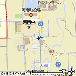 大阪府南河内郡河南町白木1253周辺の地図