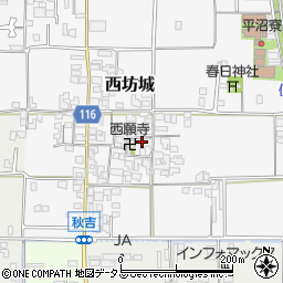 奈良県大和高田市西坊城219-1周辺の地図