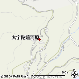 奈良県宇陀市大宇陀嬉河原周辺の地図
