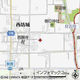 奈良県大和高田市西坊城51-2周辺の地図