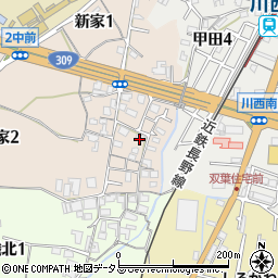霊法会富田林講堂周辺の地図