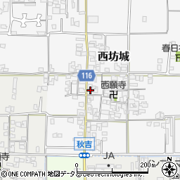 奈良県大和高田市西坊城185周辺の地図