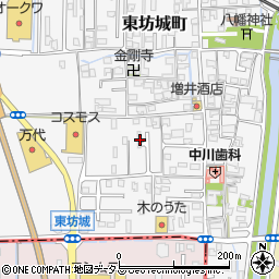 奈良県橿原市東坊城町339-4周辺の地図