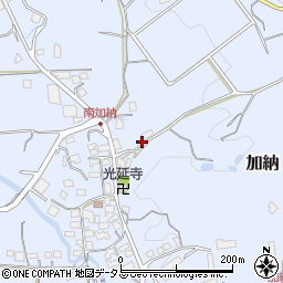 大阪府南河内郡河南町加納579周辺の地図