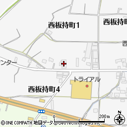 マドショップ　富田林西板持店周辺の地図
