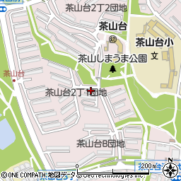 大阪府堺市南区茶山台2丁1-19周辺の地図