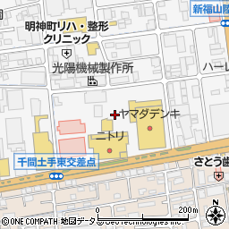 福山リハビリテーション病院周辺の地図