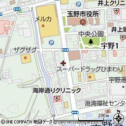 すし遊館 宇野店周辺の地図