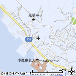 香川県小豆郡土庄町淵崎甲587-7周辺の地図