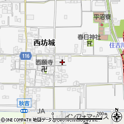 奈良県大和高田市西坊城209周辺の地図