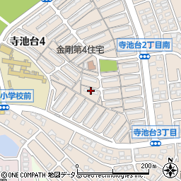 ＵＲ都市機構金剛団地３３５号棟周辺の地図