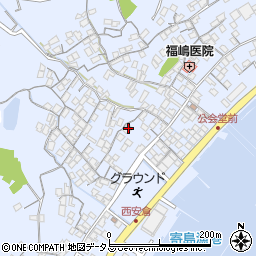 岡山県浅口市寄島町3994周辺の地図