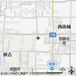 奈良県大和高田市西坊城450-2周辺の地図