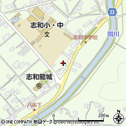 広島県東広島市志和町志和西1493周辺の地図