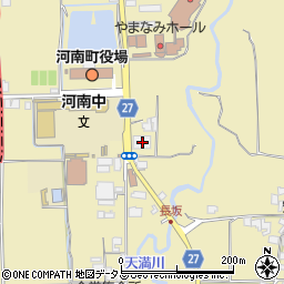 大阪府南河内郡河南町白木1280周辺の地図